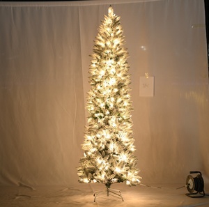 Ourwarm Christmas Party Decorations Supplier Giant Outdoor&amp;Indoor 7Ft Christmas <strong>Tree</strong> Artificial <strong>Slim</strong> - Product Image 6