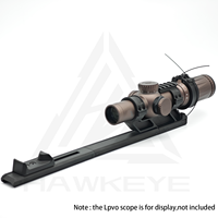 Nouvelle version de monture de lunette tactique LPVO en aluminium à zoom rapide avec grossissement élevé 0X, tube de 30 mm/34 mm, accessoires de lunette de chasse