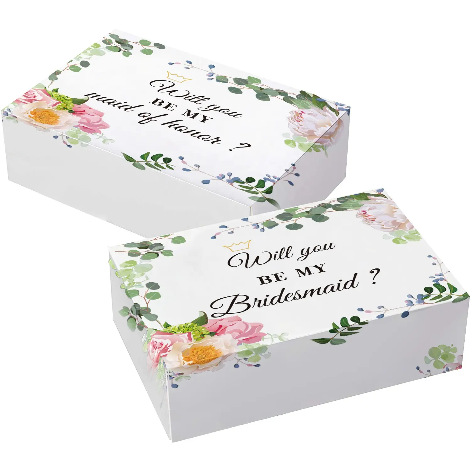 Pafu Vrijgezellenfeest Bruidsmeisje Gift 1 Bruidsmeisje & 5 Zal Je Mijn Bruidsmeisje Dozen Bruidsmeisje Voorstel Doos set