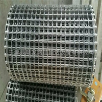 Chaîne en acier inoxydable SS304 Convoyeur à bande spirale / 1m 1,2m 1,5m Largeur Bande de convoyeur en maille métallique à tissage équilibré Prix de la bande de convoyeur en maille