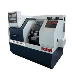 Mini High Speed Precision Cnc Torno Metal Cutting Lathe Machine Flat <b>Bed</b> Small Metal Horizontal Educational Cnc Lathe Machine - Product Image 2