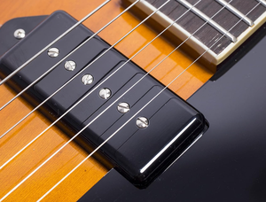 Grote GTZT-01 elektrische gitaar, glanzende esdoorn body, 22 frets, P90 H-H pickup - Product Image 6