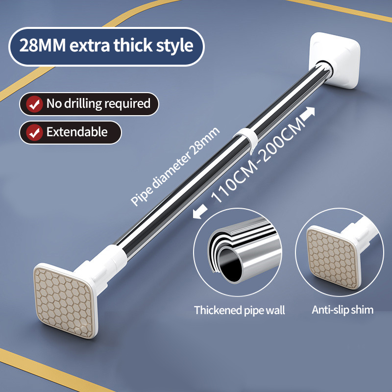 [Blanc diamètre du tuyau 28] rétractable 110-200 cm