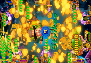 บอร์ดเกมตกปลา tigerfuns Ocean King 3 Golden <span class=keywords><strong>Legend</strong></span> PLUS โต๊ะเกมปลาสำหรับผู้เล่น4/6/8/10สีดำสำหรับสวนสนุก - Product Image 3