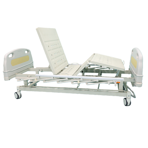 Регулируемая двухкривошипная больничная кровать с поручнями для пациентов - Product Image 5