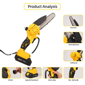YaJin Compact Portable de qualité industrielle usage domestique sécateur de jardin petite <span class=keywords><strong>scie</strong></span> <span class=keywords><strong>à</strong></span> <span class=keywords><strong>chaîne</strong></span> en bois Machine électrique pour le bois - Product Image 2