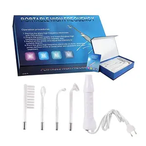 4in1 Popular High Frequency Facial Wand d'arsonval high frequency Electric Face Tool