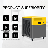 Refroidisseur de Bain de Glace 2HP pour Athlètes, Système de Refroidissement Professionnel à l'Eau, Stérilisation à l'Ozone, Machine de Refroidissement Rapide pour Plongée Froide