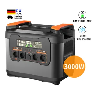 DiHe 220V 230V centrale elettrica portatile 3071.25Wh generatore solare 3000 Power bank AC presa esterna RV \/Van campeggio pesca casa