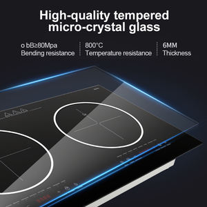 Cocina de Inducción Eléctrica Revolucionaria de 2 Placas, Diseño Integrado para <span class=keywords><strong>Encimera</strong></span>, 2500W, Calor Instantáneo, Control Táctil, para el Hogar - Product Image 5