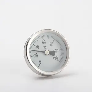 50mm Dial Bimetal Industrial Hot Water Heater Tank dial type Thermometer temperature instruments