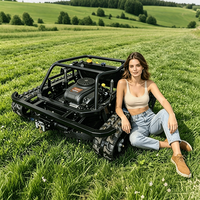 Tondeuse à gazon professionnelle automatique tout-terrain de haute qualité pour ferme et jardin, style tank, vente en gros chinoise