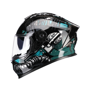 Casco de Motocicleta Integral con Doble Visera, Certificado por el DOT, Fabricante OEM Personalizado, Venta al por Mayor Directa de Fábrica - Product Image 5