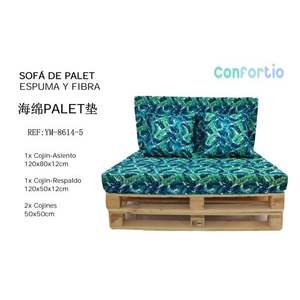 Coussin de palette en éponge 12 cm - 5 coussins de palette pour siège et oreiller - Product Image 3