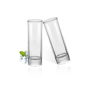 Nouvelle conception Tall Whisky Verres à liqueur en vrac 2oz Base lourde <span class=keywords><strong>Tequila</strong></span> Verre à liqueur Double face Cordial 60ml Once Clear Shot - Product Image 5