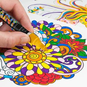 Fournitures artistiques, stylos à peinture à base d'huile, lot de 12, pointe moyenne, permanents, résistants à l'eau, séchage rapide, stylos à peinture à l'huile - Product Image 4