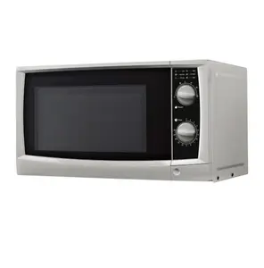 Horno microondas con Panel de acero inoxidable, encimera portátil, 20L, 700W