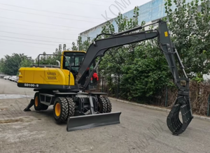 Excavadora de Ruedas PW135 Más Vendida, Motor Turbo Electrónico de 93kW, Radio de Giro Trasero de 2400mm, <span class=keywords><strong>Mejor</strong></span> Relación <span class=keywords><strong>Calidad</strong></span>-<span class=keywords><strong>Precio</strong></span> - Product Image 5