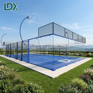 Pista de Pá<span class=keywords><strong>del</strong></span> Panorámica al Aire Libre con Vidrio Templado Certificado y Estructura de Acero, Césped Artificial - Product Image 2