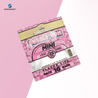 Sachet refermable anti-odeur pour bonbons gélifiés, cigares, tabac, emballage personnalisé en Mylar pour embout de cigarette