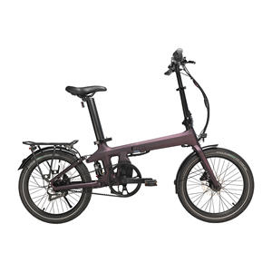 TopRideX 20 pouces en fibre de carbone pliant E-Bike 250W entraînement par courroie à entraînement moyen avec amortisseur pneumatique arrière pour le style de vie urbain - Product Image 3