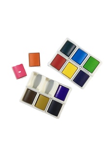 Colori ad Acquerello Solidi di Alta Qualità per Artisti, 48 Colori in Confezione all'Ingrosso - Product Image 3