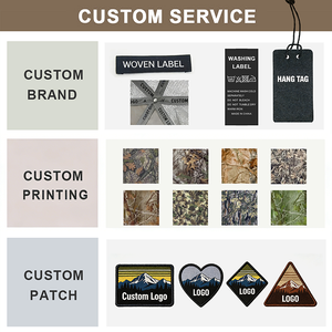 Gorras de Béisbol de Cinco Paneles para <span class=keywords><strong>Hombre</strong></span>, con Logotipo Personalizado Bordado, Parche Tejido, de Alta Calidad, para Exteriores, con Visera de Camuflaje de Dos Tonos, de Algodón - Product Image 2