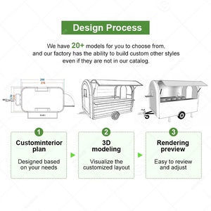 China Made Mini Donut Machine Food Catering Modular Clothes Shop <strong>Trailer</strong> De Comida De Sorvete Fully Equipped - Product Image 3