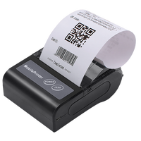 Printer Resi Termal 80mm Portabel Mini Nirkabel Printer Termal USB untuk Resi Tagihan Tiket POS untuk IOS Android Windows