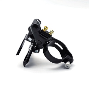 Dérailleur <span class=keywords><strong>avant</strong></span> de vélo VTT <span class=keywords><strong>3x7</strong></span> vitesses, système de tirage par le haut, en acier et résine, noir, réglable, 140g, pour vélo SUNRUN 42T - Product Image 6
