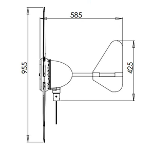 Éolienne 90W Éolienne 24v pour petite maison avec contrôleur intégré, sortie CC petites éoliennes 12 volts - Product Image 4