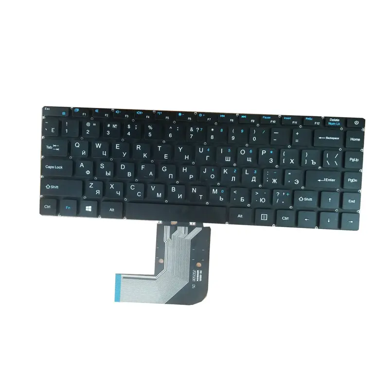 Laptop-Tastatur für Chuwi Herobook 14.1 CWI532 YMS-0177-B MB3181004 Russland RU schwarz ohne Rahmen neu