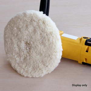 7inch 180mm trắng hai mặt len <span class=keywords><strong>Buffing</strong></span> Pad 5/8-11 Chủ đề len mềm đánh bóng Pad cho cơ thể xe funiture bề mặt hoàn thiện - Product Image 4