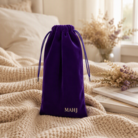 Sac de rangement en velours flanelle pour pions de Mahjong, avec cordon de serrage, pour 4 pistes de déplacement, plusieurs couleurs, pour jeux de table