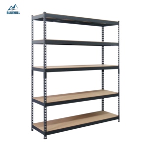 Estanterías de Almacenamiento Bluehill de Servicio Ligero con Recubrimiento en Polvo, Estantería sin Pernos de 5 Niveles para Almacén - Product Image 4