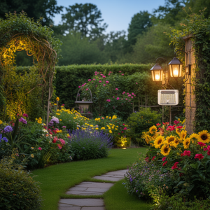 Lampada Solare LED da Parete Hybec 3W 143x100x55mm per Illuminazione Esterna e Giardino - Product Image 3