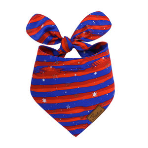 وشاح قابل للتعديل مطبوع حسب الطلب للكلاب، باندانا للحيوانات الأليفة للشتاء والصيف والربيع، مصنوع من القطن والصوف والبوليستر والخيزران، إكسسوار بشعار الحيوان - Product Image 6