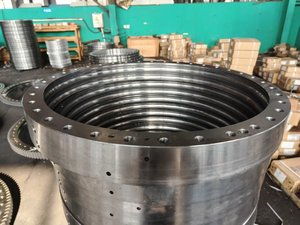 Groothandel op maat gemaakte graafmachine draaikranslager dubbele rij gelijke diameter kogel binnenverzetting draaikransring - Product Image 3