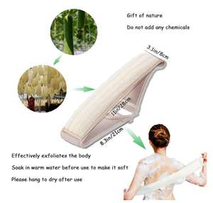 Épurateur de bain biologique, tampon de luffa, éponge de luffa pour douche - Product Image 2