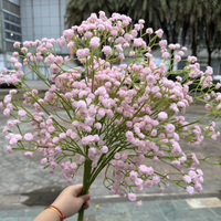 Fleurs artificielles en latex doux au toucher réaliste, type Souffle de bébé