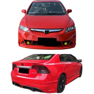 Kit de Carrocería para Type-R 2006-2011, Parachoques Delantero Nuevo con Alerón Trasero, Faldones Laterales y Recortes para Gancho de Remolque para C - Product Image 3