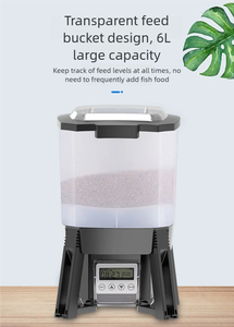 جهاز تغذية ذكي ذكي قابل لإعادة الاستخدام من الطاقة الشمسية لأحواض السمك الكبيرة الداخلية/الخارجية - Product Image 3