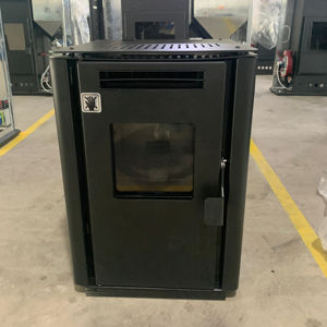 Vente en gros Thermostat Wifi Poêle à granulés basse énergie 4KW Cheminée Chauffage domestique à granulés de bois en acier - Product Image 1