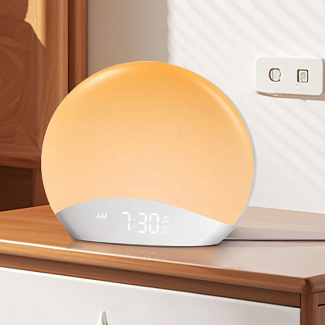HiFiD Sleeping Aid Light White Noise Sleep Sound Machine Wake up Light Sunrise Alarm Clock for Sleeping Relaxation