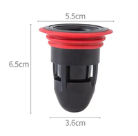 GUIDA Drain de sol en silicone pour toilettes modernes, noyau anti-odeur pour sortie 37-52mm