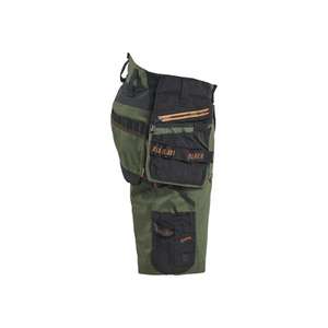 BLAKLADER - 197211494240C48 Craftsman <b>shorts</b> with two-way <b>stretch</b> Forest green/Rust - EAN 7330509951613 <b>WORK</b> TROUSERS - Product Image 5