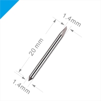 Cuchilla de Carburo de Tungsteno de 20 mm Compatible con Cortadora de Vinilo Mimaki para la Fabricación de Letreros de Vinilo PVC