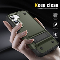 Pour Samsung s23 ultra étui de protection complet TPU PC antichoc béquille étui de téléphone pour samsung s23 s22 s21 plus