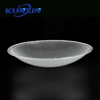 Feuille de diffuseur acrylique à motif prismatique optique Kunxin Feuille de diffuseur UGR transparente anti-éblouissante pour l'éclairage