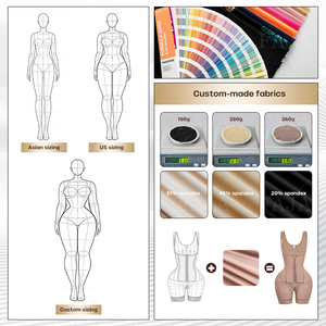 Post Surgery Shaper Zipper Faja <strong>Tummy</strong> <strong>Control</strong> Compression Bbl Columbian High Waist Garment Wide-strap <strong>Shapewear</strong> - Product Image 3